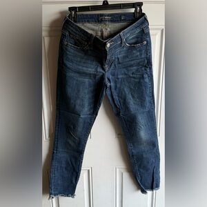 Lucky Brand Jeans Size 4/27 – Distressed Raw Hem Straight Crop